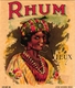 7 Etiquettes RHUM  Vieux Rhum Litho Myncke Brux. - Rum