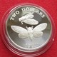 Bermuda 2 $ 1990 Cicada Silver Bermudes - Bermuda