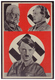 Dt- Reich (W00069) Propagandakarte, Farbig, Hitler, Goering, Hindenburg Vor HK- Fahne, Extrem Selten, Ungebraucht - Briefe U. Dokumente