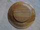 Vintage - Mini Assiette En Bois D'olivier - Art Populaire