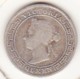 Ceylon 10 Cents 1897. Victoria. Argent. KM# 94 - Sri Lanka