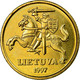 Monnaie, Lithuania, 20 Centu, 1997, SPL, Nickel-brass, KM:107 - Lithuania