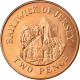 Monnaie, Jersey, Elizabeth II, 2 Pence, 2008, SPL, Copper Plated Steel, KM:104 - Jersey