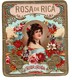 Set Of 2 - Cigar Box Label / Ancienne étiquette Boite De Cigares Gaufrée ROSA De RICA - 3 Scans - Etiquettes