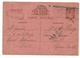 ENTIER IRIS 90C CP Fente +pli PARIS 1940 POUR CERET PYRENEES ORIENTALES + INADMIS - Standard Postcards & Stamped On Demand (before 1995)