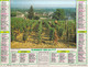 Calendrier Des Postes PTT 1986 Seine-Maritime: Moisson En Périgord Avec Cheval, Vendanges En Bourgogne, 2 Photos - Big : 1981-90