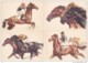 CHEVAUX DE COURSE PAR ANDRE BERMOND LOT DE 7 CARTES - Bermond