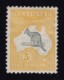 Australia 1913 Kangaroo 5/- Grey & Chrome 1st Watermark MH - Listed Variety - Ongebruikt