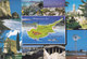 Cyprus PPC Greetings From Cyprus Map Landkarte LARNAKA 2002 To Denmark (2 Scans) - Zypern