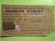 Enveloppe Publicitaire Productions Musicales MAISON EMERY à CALONNE-RICOUART (62) Timbre Préoblitéré Type Coq 008 - Publicidad