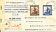 BELGIAN CONGO AIR COVER REGISTERED FROM LEO. 12.09.44 TO MEERBEKE - Lettres & Documents