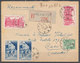 FRANCE - 11.1.1949, Reco Cover From FREJUS (Var) To CAEN (Calvados) - 1921-1960: Modern Period