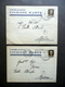 Compagnia Vivienne D'Arys Due Cartoline Autografe Avanspettacolo Bologna 1935 - Unclassified