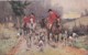 AS72 Sports - Fox Hunting - Large Pack Of Dogs And Riders On A Country Lane - Hunting