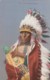 'Tall Man Dan' Sioux Native American Indian Chief Headress C1900s/10s Vintage Postcard - Native Americans