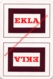 EKLA - 1 Speelkaart - 1 Carte à Jouer - 1 Playing Card. - Cartes à Jouer Classiques