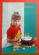 Bambina Con Torta - Pasticceria - Buon Compleanno CARTOLINA  Non Viaggiata - Geburtstag