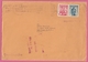 BRIEF NACH NEW YORK MIT 2 B. MARKEN "TRACHTEN" UND  US ZOLL STEMPEL. - Covers & Documents