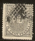 España Edifil 141 (º)  5 Céntimos Negro  Escudo España  1874   NL1043 - Nuevos