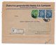 1932 KINGDOM OF YUGOSLAVIA, SLOVENIA, KRANJ TO TRIESTE, ITALY, REGISTERED MAIL ON COMPANY COVER, BANK LJUBLJANA - Slovenia