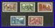 1950 - Saar - Scott Nº B 77 / B 81 - MNH - SA- 735 - Nuovi