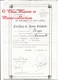 62 EME RTM LHERMENAULT MAURICE TIRAILLEUR PAR LT COL DUPAS MARRAKECH 1921 CERTIF BONNE CONDUITE 31 X 20 CM - Documenti