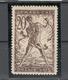 1919 S.H.S.YUGOSLAVIA -  SLOVENIA - VERIGARJI -  20 Vin.  MNH**. Dark Brown, Typography - Nuovi