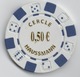 Jeton De Casino : Cercle Haussmann 0,50€ - Casino