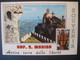 San Marino 1955/63- Souvenirkarte Und Karte Olymp. Winterspiele Cortina - Oblitérés
