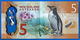 Nouvelle Zelande 5 Dollars 2015 Polymere Pingouin Animal Bird Canard New Zealand Pinguin Polymer Paypal Bitcoin - Nieuw-Zeeland