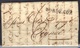 Angoulême (Charente) : DEB.15/ANGOULEME En Rouge Sur LAC De Bordeaux Signée Baudot, Indice 22 (700 €), 1814. - 1801-1848: Précurseurs XIX
