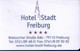 Germany Hotel Key,Hotel Stadt Freiburg  (1pcs) - [6] Sammlungen