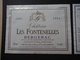 Bergerac Château Les Fontenelles 1991 - Viticulteurs Réunis à Sigoulès - Bergerac