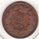 Serbie 10 Para 1879 . Milan Obrenovic IV . Bronze.  KM# 8 - Serbien