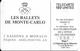 CARTE-PUBLIC-MONACO-120U-MF 09-GEM A-BALLETS De MONTE CARLO--UTILISE-TBE - Monaco