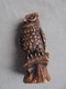 Vintage - Statuette De Chouette Hibou En Résine - Animales