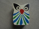 Vintage - Mini Chouette Hibou En Bois Peint - Animals