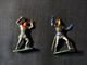 2 Figurines Starlux Moyen Age -- Avec Manques - Starlux