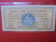 ECOSSE ONE POUND 1966 CIRCULER BELLE QUALITE (B.5) - 1 Pound