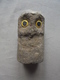 Vintage - Statuette De Chouette Hibou En Pierre - Tiere