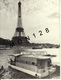 PARIS LA TOUR EIFFEL - BATEAU " LA MAISON FLOTTANTE " HALL DE LA MARINE PORT MARLY -PHOTO MAX MICOL PARIS-10,5x14 Cms - Lieux