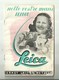 5054" NELLE VOSTRE MANI UNA LEICA-MANUALE E CATALOGO CON PREZZI-LUGLIO 1941 "18 PAGINE + COPERTINA - ORIGINALE - Macchine Fotografiche