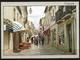 Postcard AK Portugal Lisbon Cascais Old Rua Direita Typical Shopping Street - Lisboa