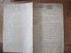 23 JUILLET 1814 EXTRAIT DES REGISTRES DES ACTES DE LA PREFECTURE DU NORD LILLE FEU CHARLES DELIOT ANCIEN OFFICIER AU SER - Manuscripts