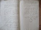 23 JUILLET 1814 EXTRAIT DES REGISTRES DES ACTES DE LA PREFECTURE DU NORD LILLE FEU CHARLES DELIOT ANCIEN OFFICIER AU SER - Manuscripts