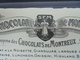 CHOCOLAT DE MONTREUX - L. SIGEAN Representant Pour PARIS, 18 RUE RAMBUTEAU, 3eme - FACTURETTE - Autres & Non Classés