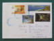 French Polynesia 2015 Cover To Nicaragua - Turtle Palm Trees Lagoon Shark - Lettres & Documents