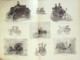 Delcampe - LOCOMOTION AUTOMOBILE "REVUES LE CHAUFFEUR + VEHICULES MECANIQUES 1839-1899-RARE - Revues Anciennes - Avant 1900