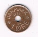 1 ORE 1938 DENEMARKEN /5897/ - Danemark