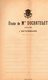 PARDEVANT Et Certificat De Radiation De Maitre  Louis DUCHATELET  Notaire à ESTAIMBOURG (Belgique)1907 - Documents Historiques